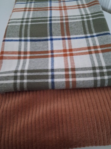 Oeko tex wide corduroy - wide, corduroy/check