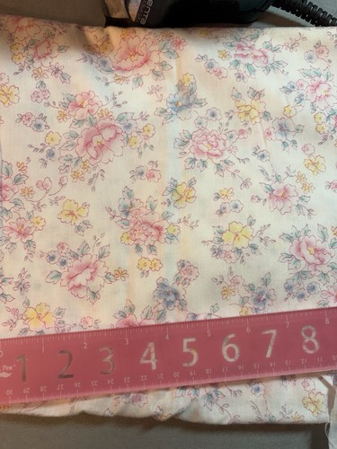 Vintage flannelette fabric - vintage,