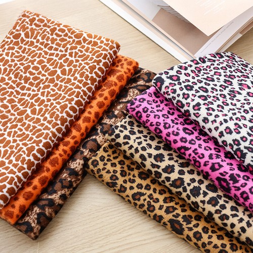 Leopard print flannelette - 1m,