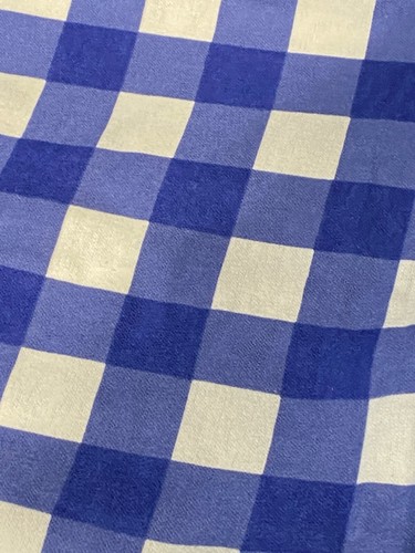 100 cotton flannelette check - cotton,