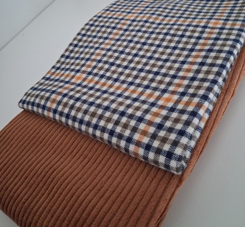 Oeko tex wide corduroy check - oeko-tex, corduroy/check